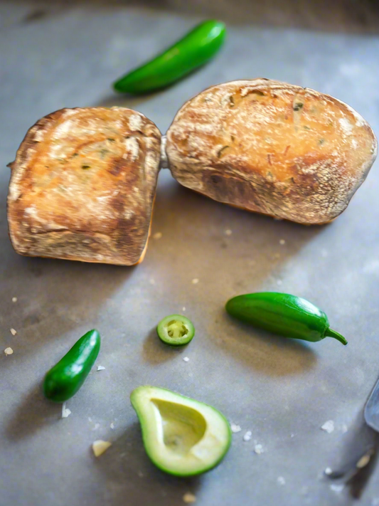 9” Jalapeño, & Cheddar Loaf