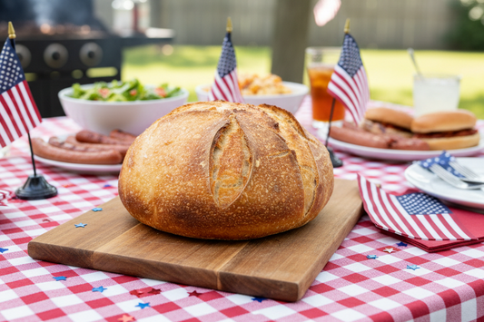 XL Holiday Party Sourdough Dip Bowl Round